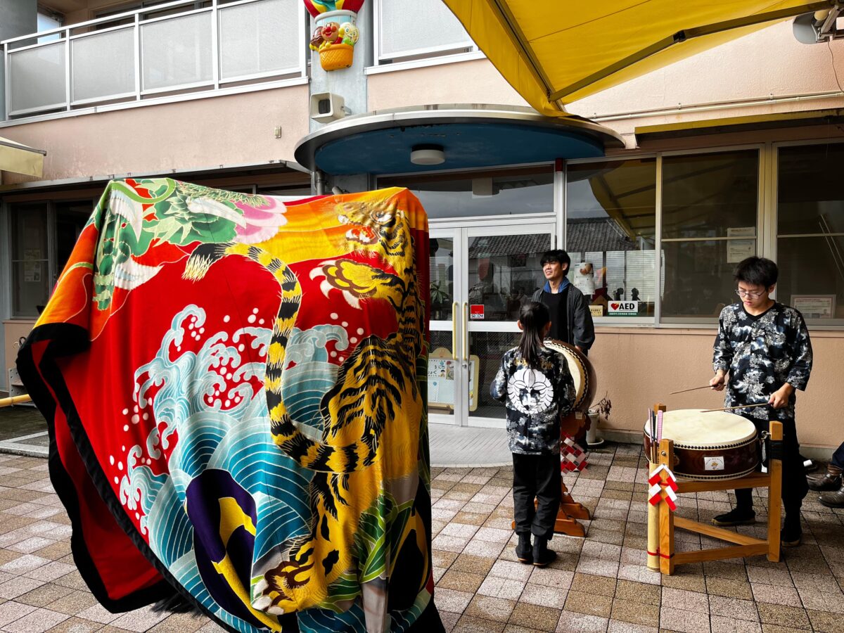 2024年 三井保育所 秋祭り ヘンド獅子 上小原獅子組