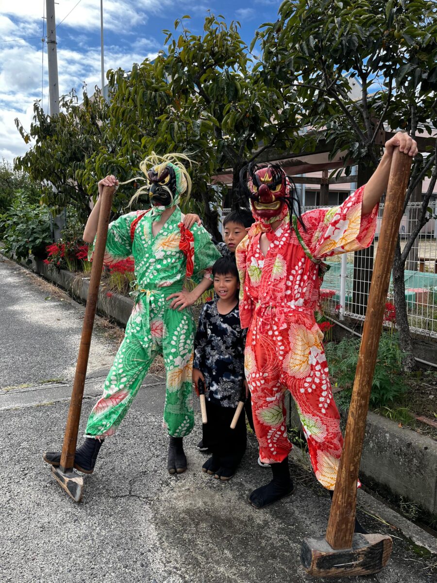 2024年 三井保育所 秋祭り ヘンド獅子 上小原獅子組