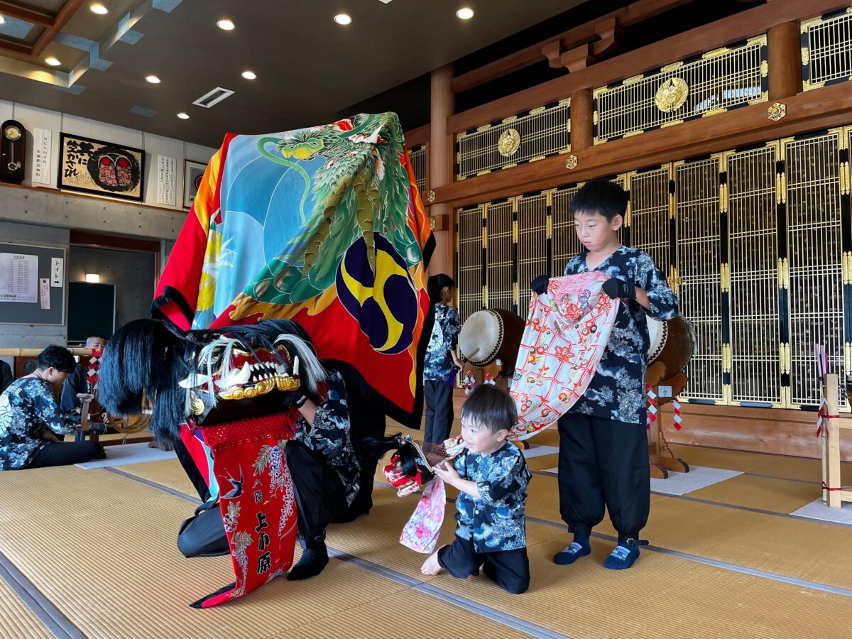 2024年 円通寺 秋祭り ヘンド獅子 上小原獅子組