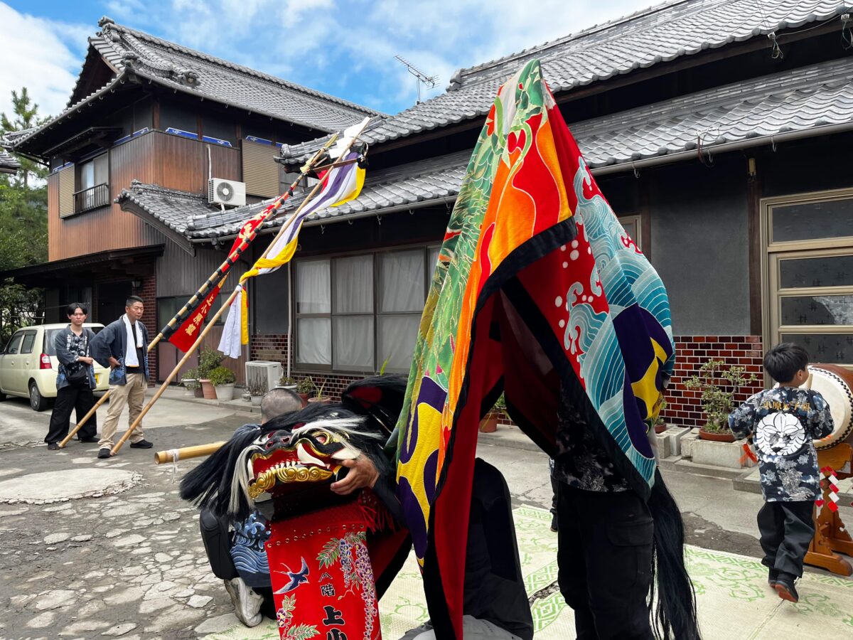 2024年 多度津町山階 秋祭り 村遣い 上小原獅子組