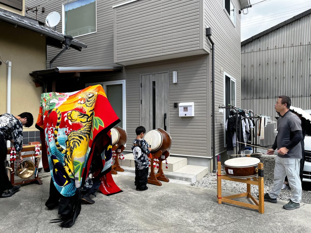 2024年 多度津町山階 秋祭り 村遣い 上小原獅子組