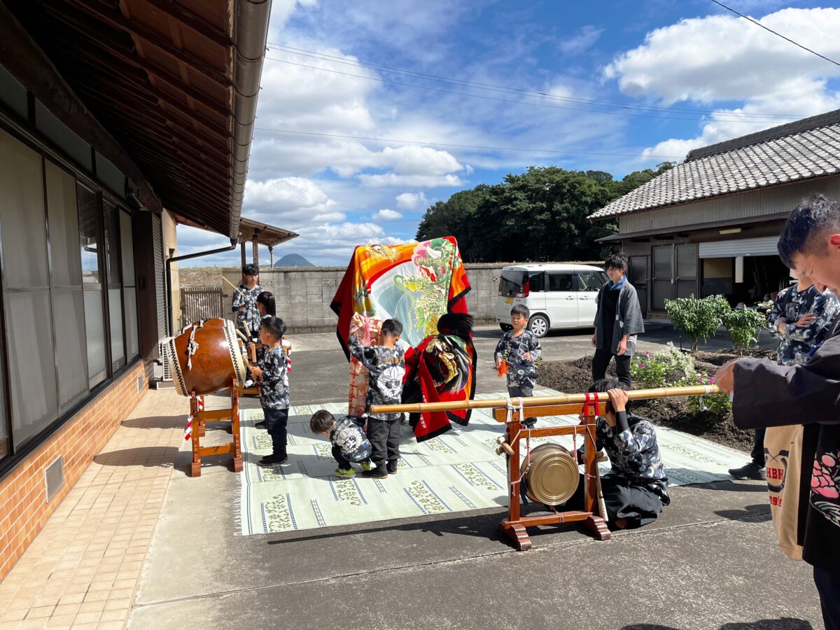 2024年 多度津町山階 秋祭り 村遣い 上小原獅子組