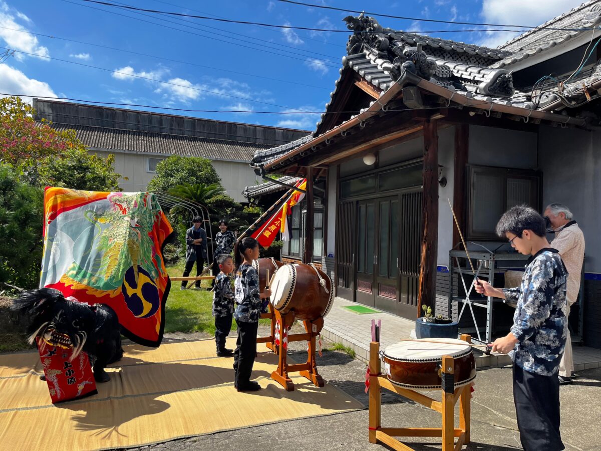 2024年 多度津町山階 秋祭り 村遣い 上小原獅子組