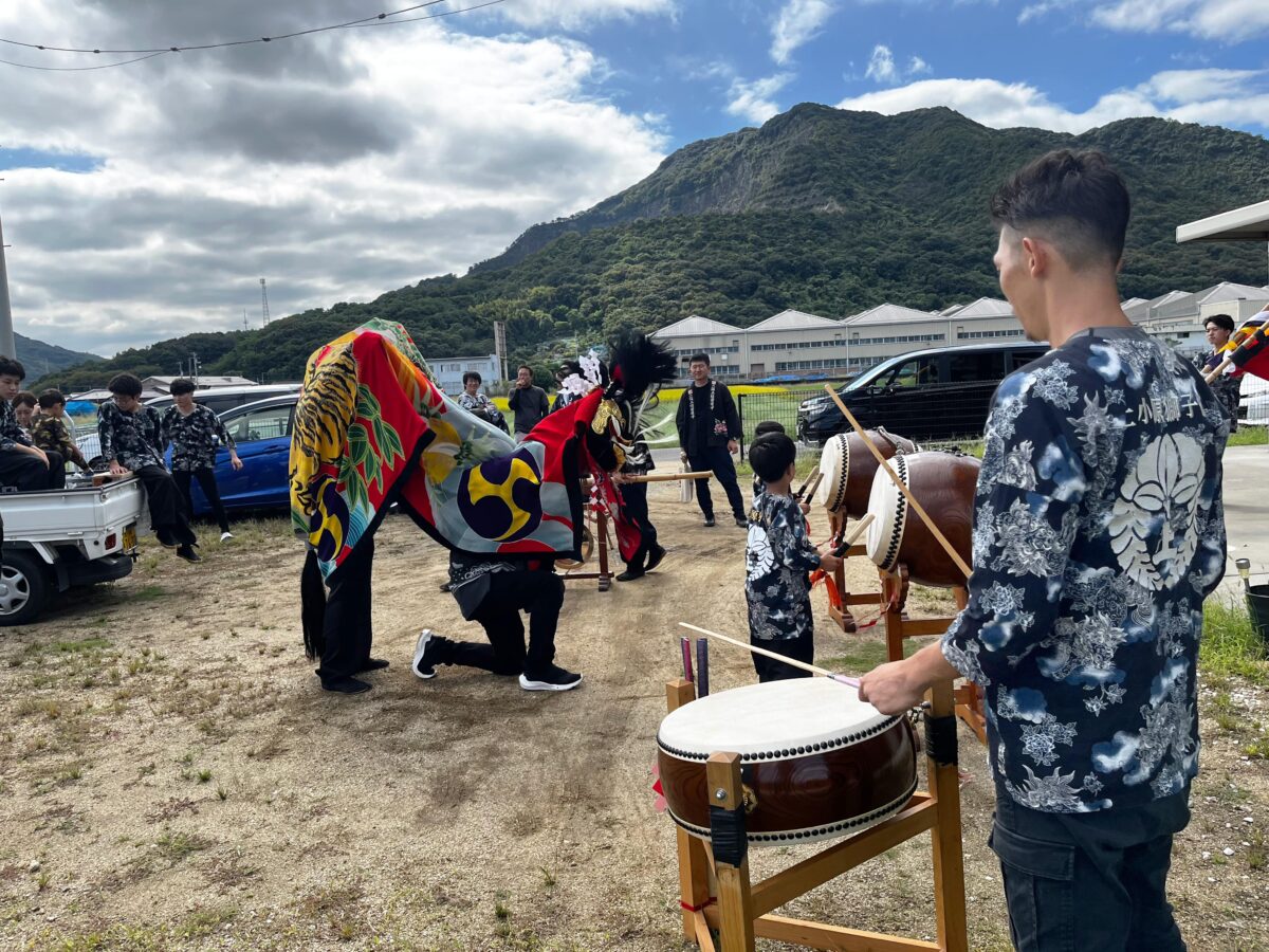2024年 多度津町山階 秋祭り 村遣い 上小原獅子組