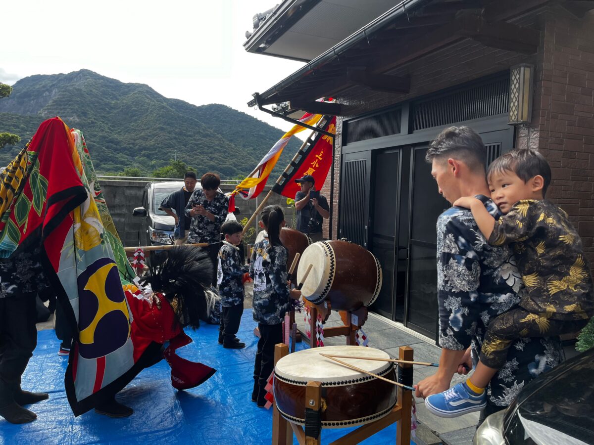 2024年 多度津町山階 秋祭り 村遣い 上小原獅子組