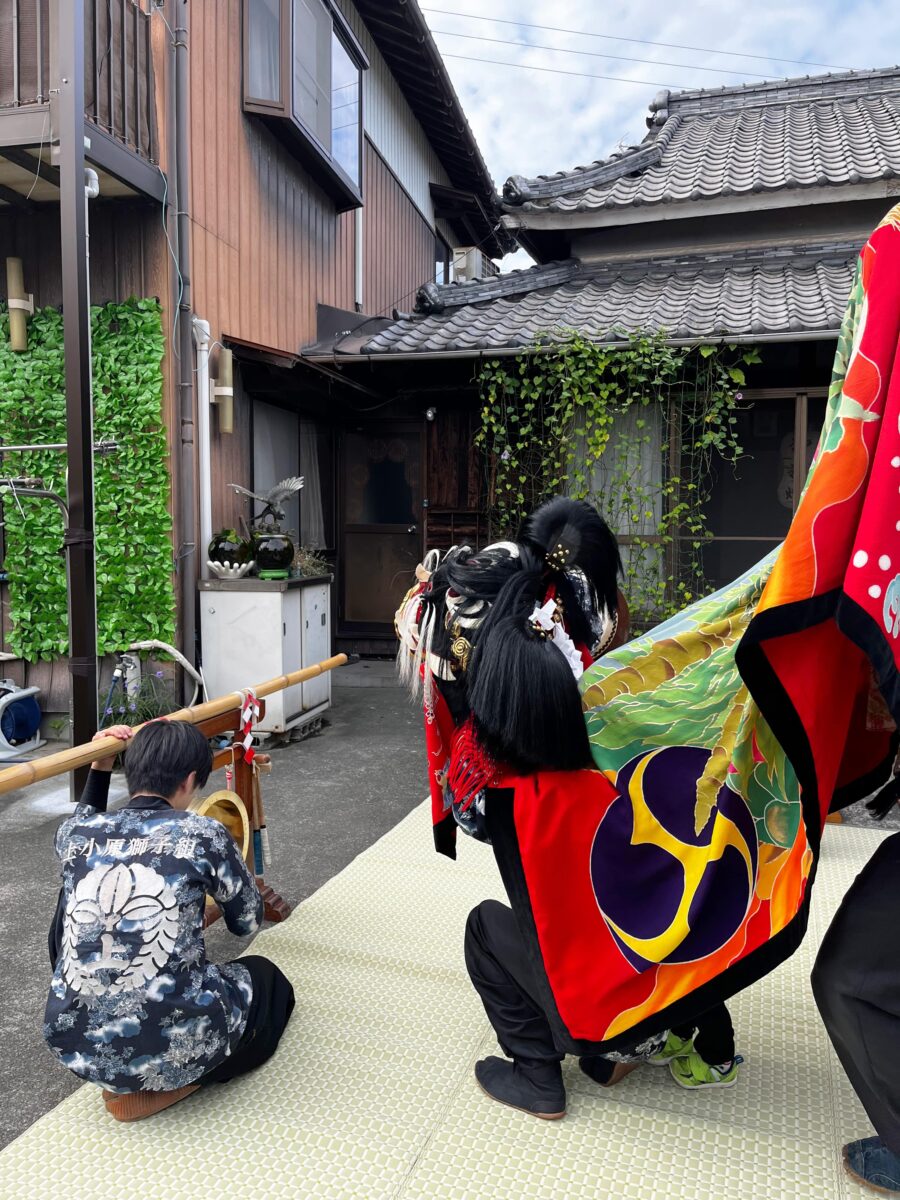 2024年 多度津町山階 秋祭り 村遣い 上小原獅子組