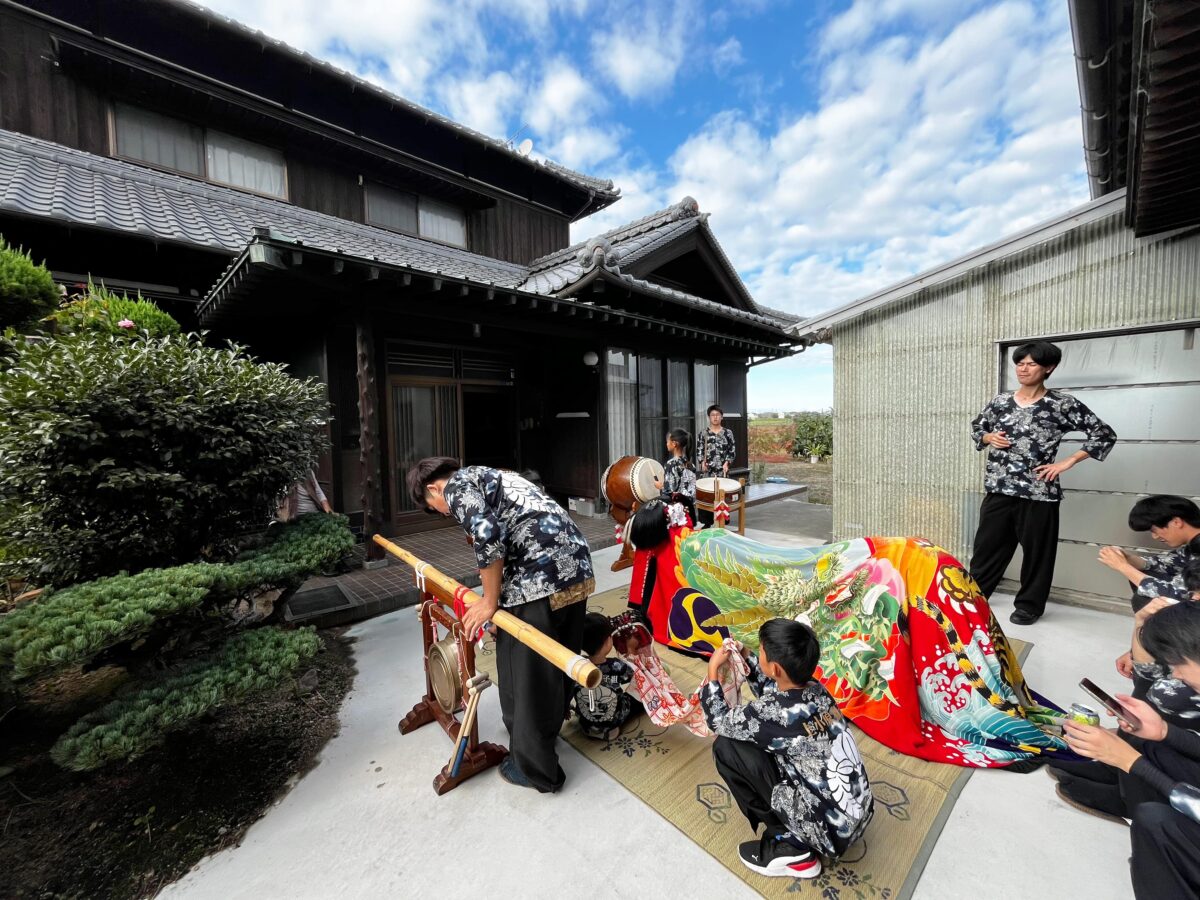 2024年 多度津町山階 秋祭り 村遣い 上小原獅子組