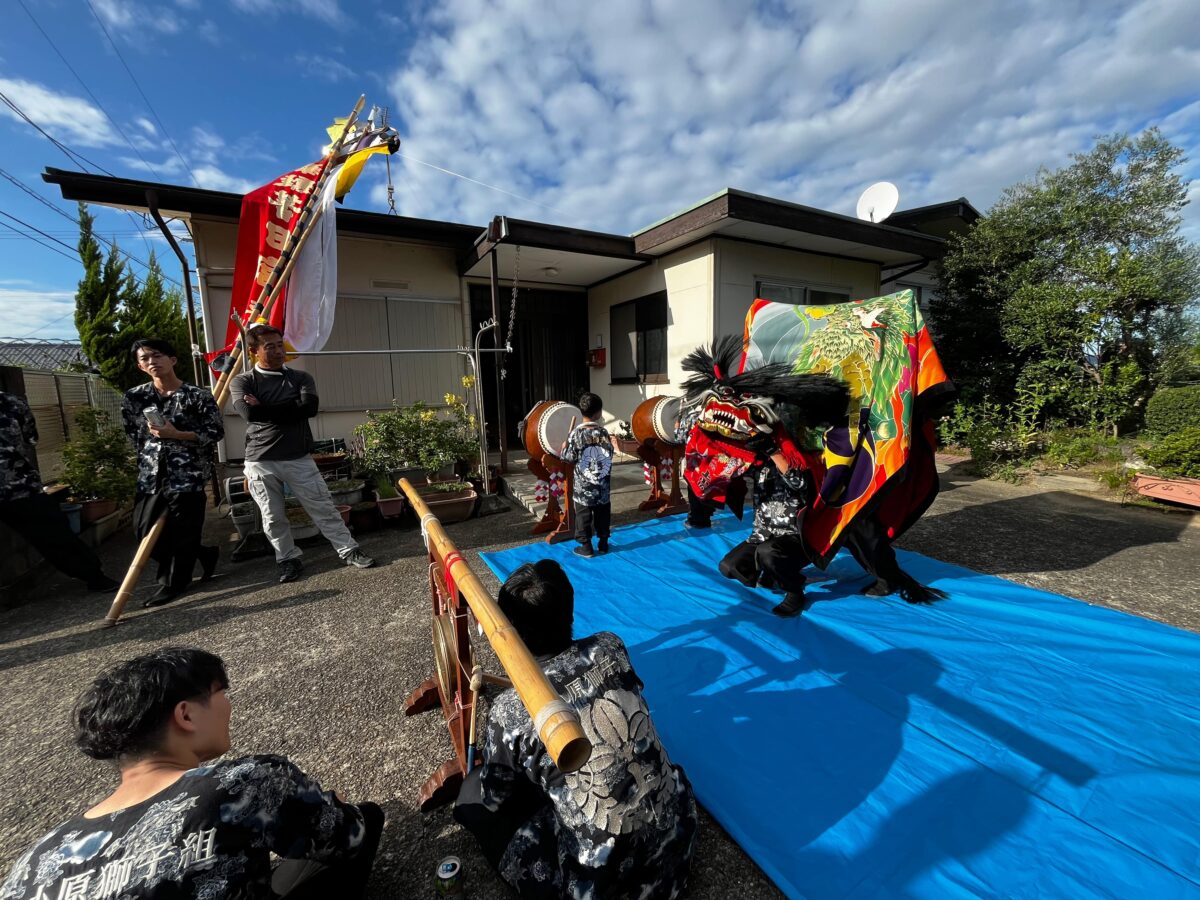2024年 多度津町山階 秋祭り 村遣い 上小原獅子組
