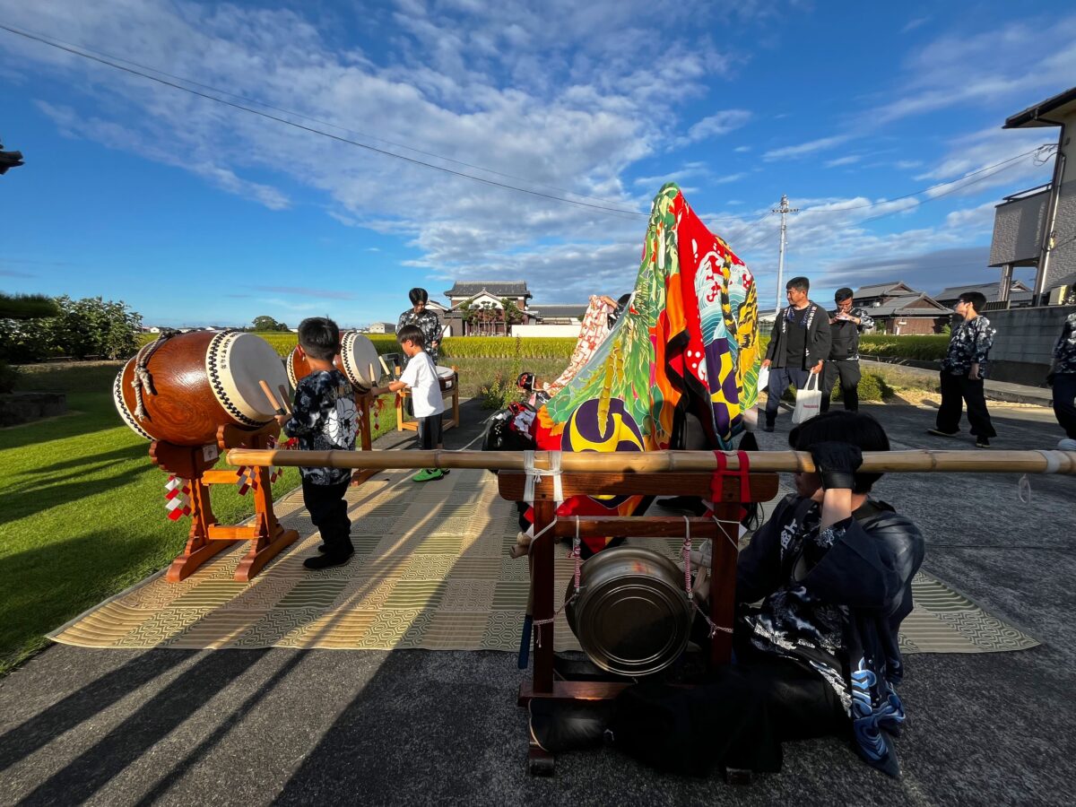 2024年 多度津町山階 秋祭り 村遣い 上小原獅子組