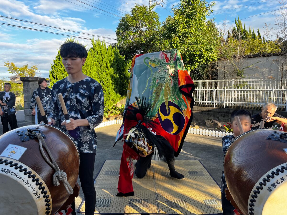 2024年 多度津町山階 秋祭り 村遣い 上小原獅子組