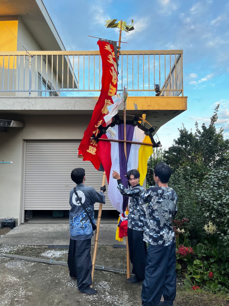 2024年 多度津町山階 秋祭り 村遣い 上小原獅子組