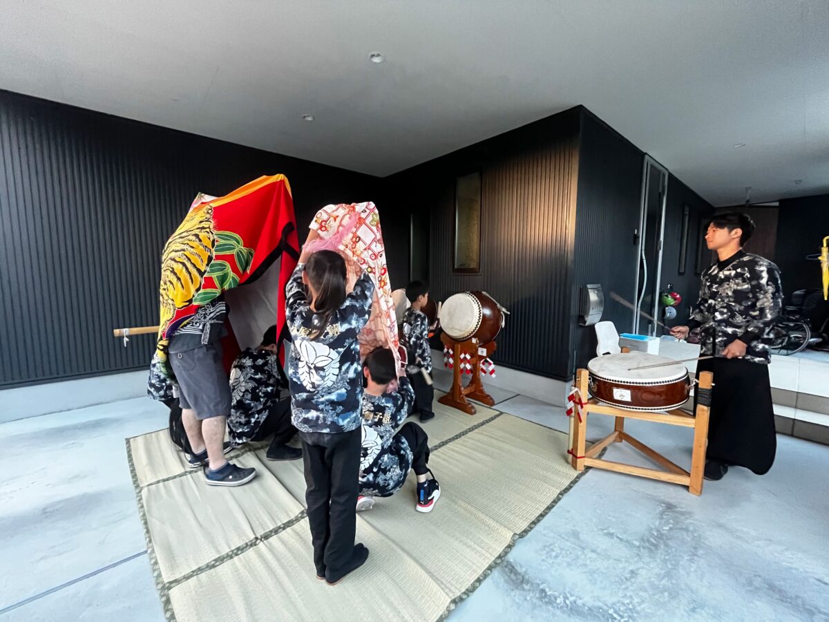 2024年 多度津町山階 秋祭り 村遣い 上小原獅子組