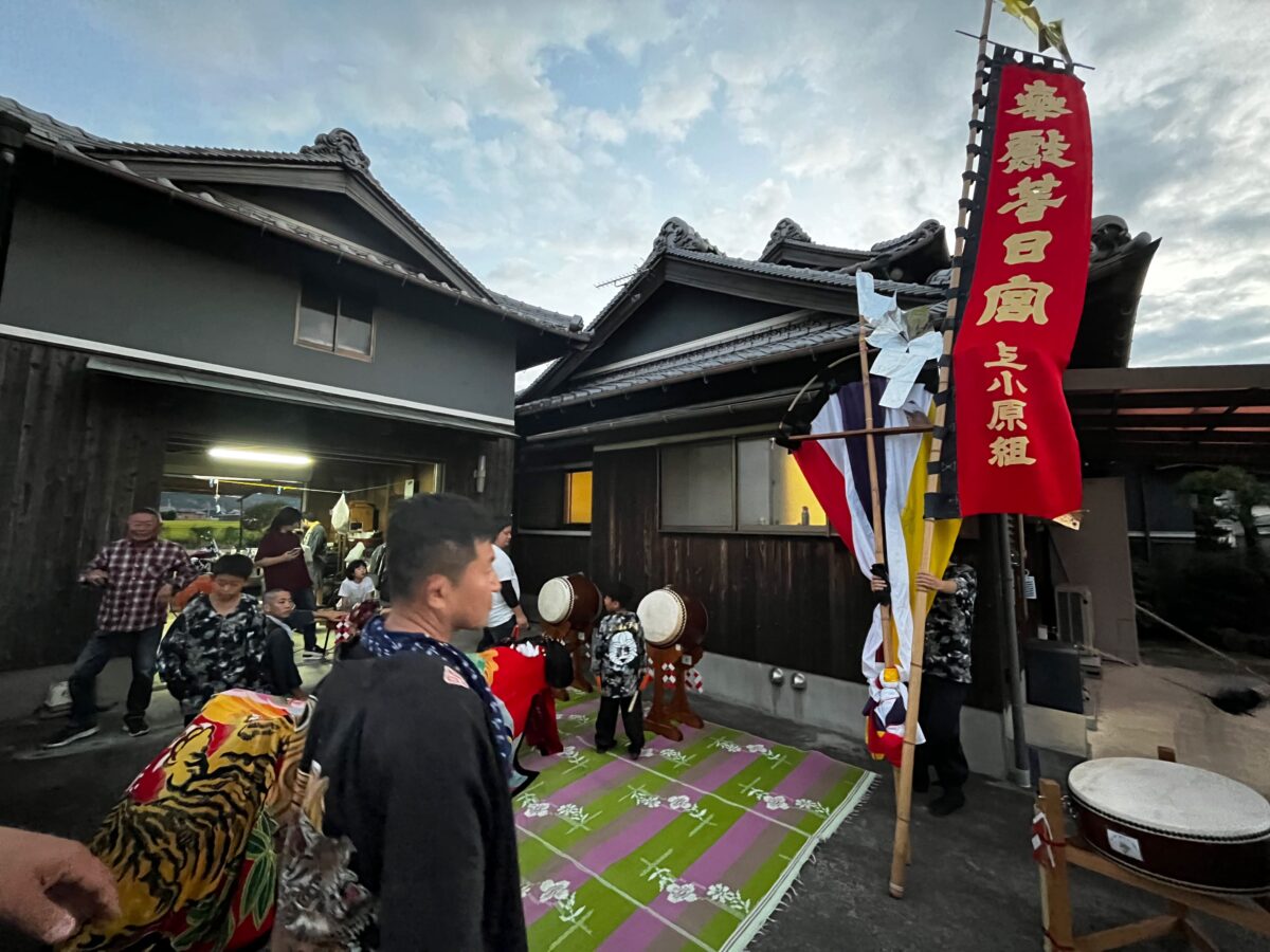2024年 多度津町山階 秋祭り 村遣い 上小原獅子組