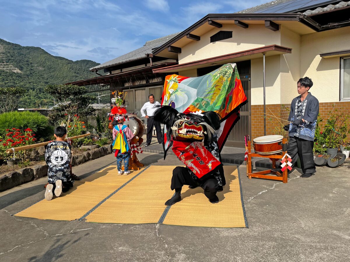 2024年 多度津町山階 秋季例大祭 当屋 上小原獅子組