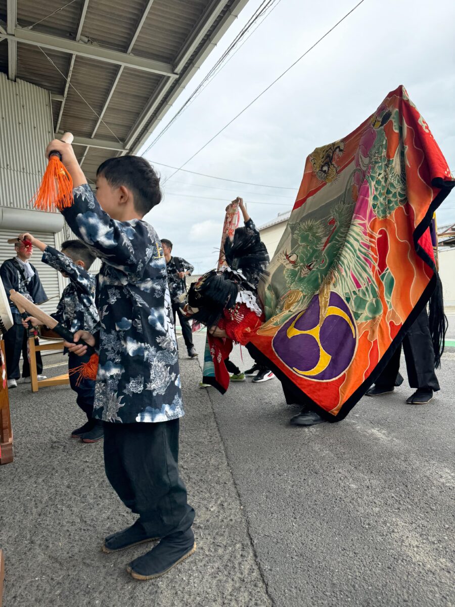 2024年 金井工業 秋祭り ヘンド獅子 上小原獅子組