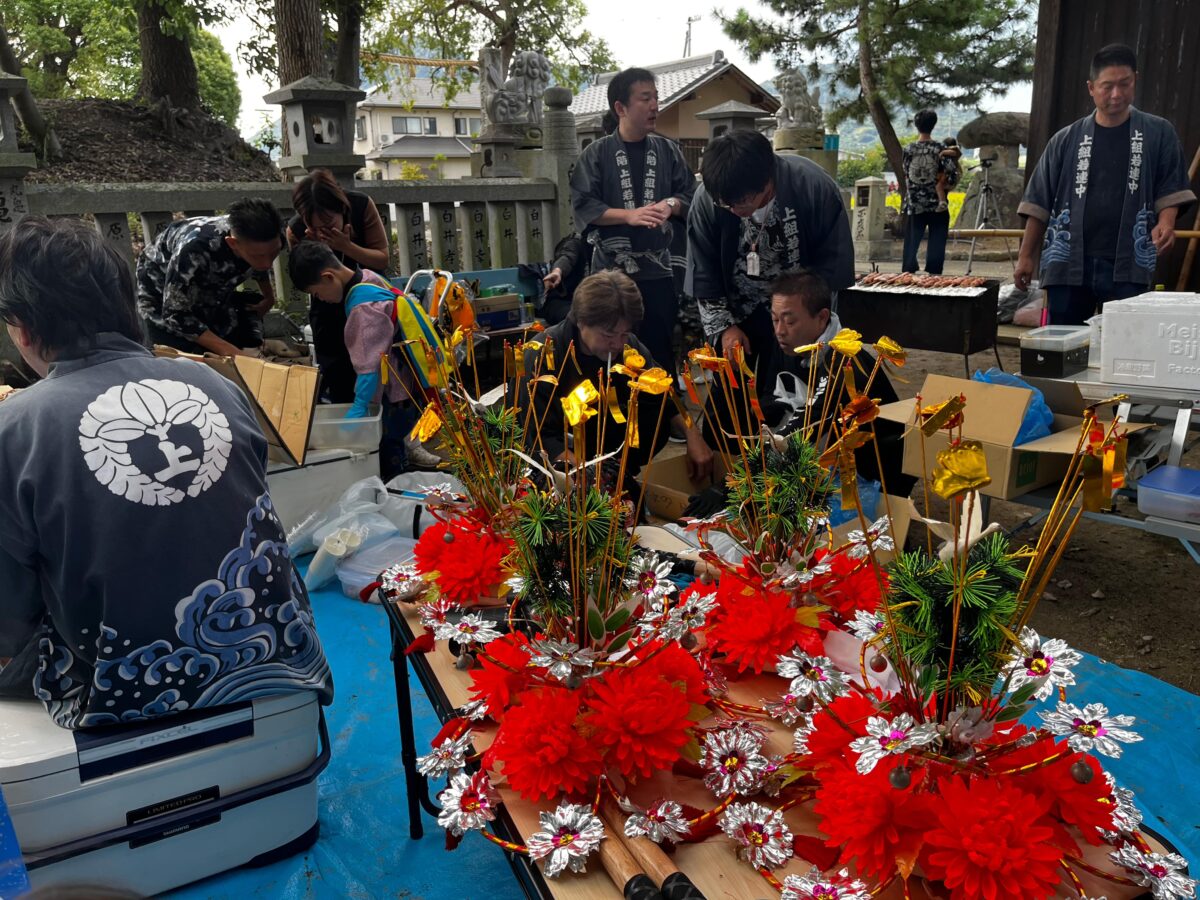 2024年 多度津町山階・春日神社 秋季例大祭 記念 上小原獅子組