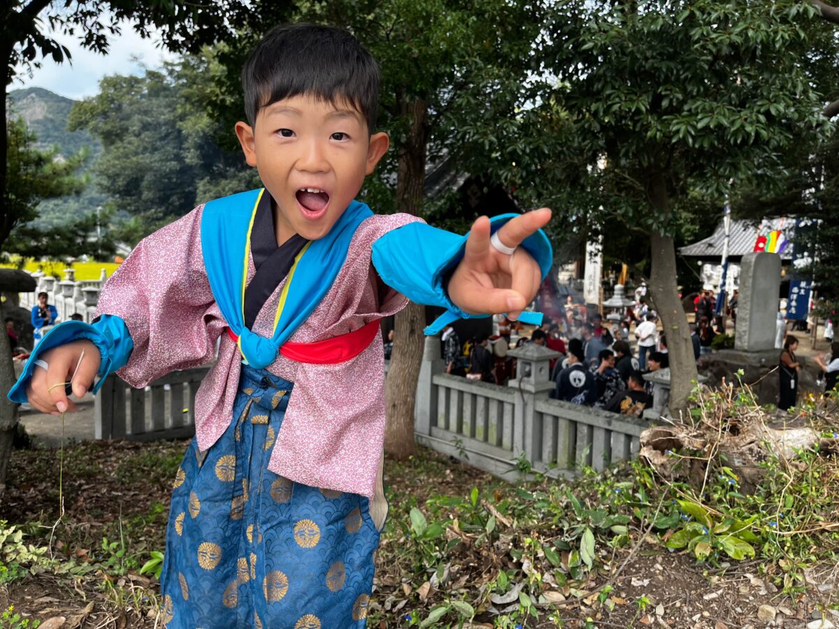 2024年 多度津町山階・春日神社 秋季例大祭 記念 上小原獅子組