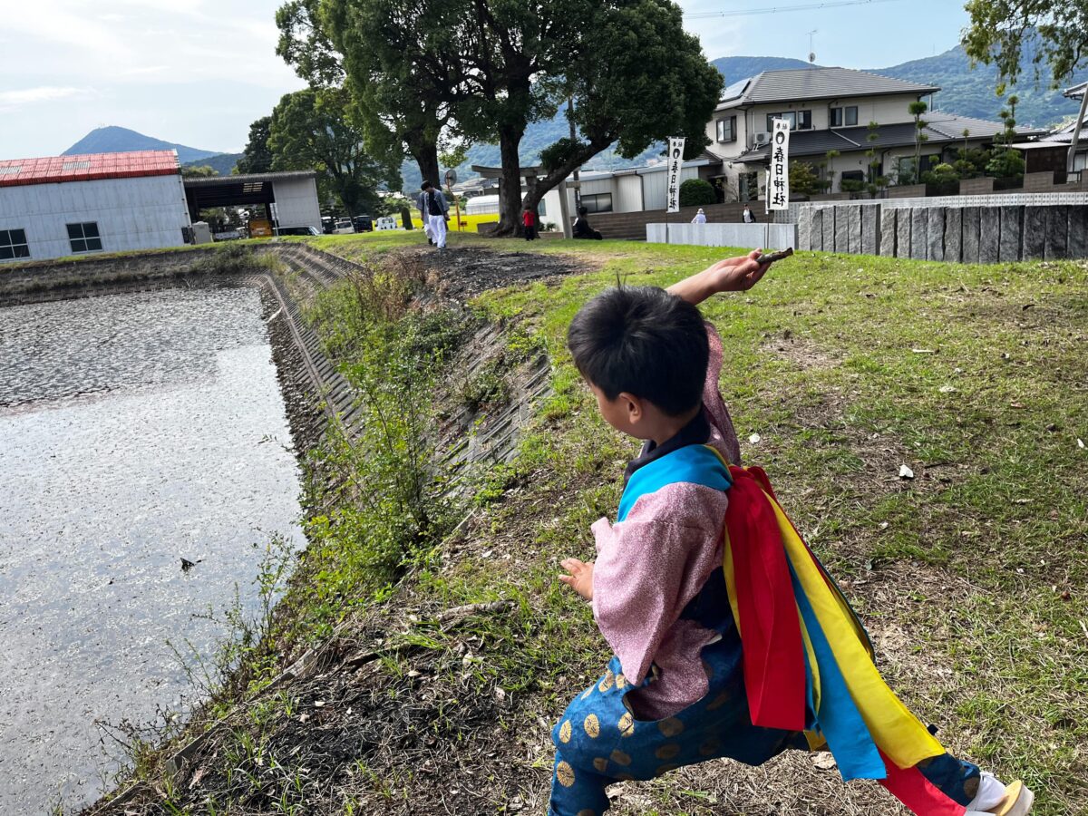 2024年 多度津町山階・春日神社 秋季例大祭 記念 上小原獅子組