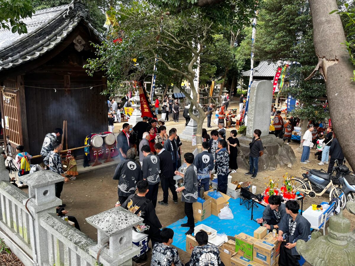 2024年 多度津町山階・春日神社 秋季例大祭 記念 上小原獅子組