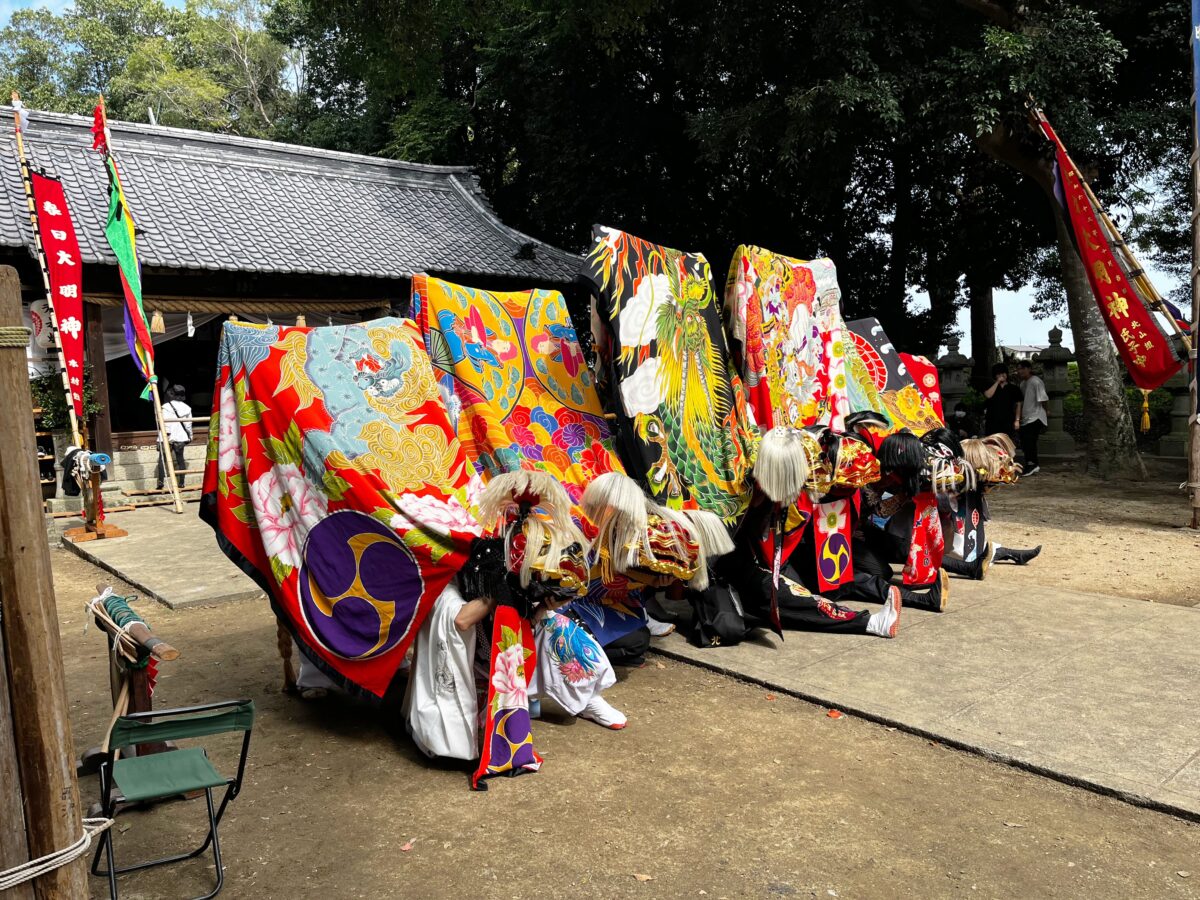 2024年 多度津町山階・春日神社 秋季例大祭 記念 山階獅子組
