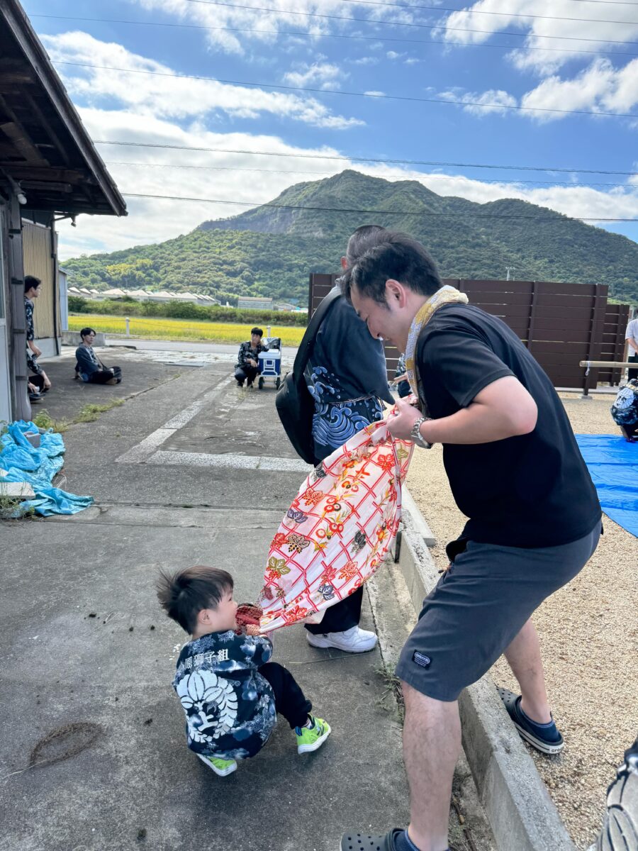 2024年 多度津町山階 秋祭り 村遣い 上小原獅子組