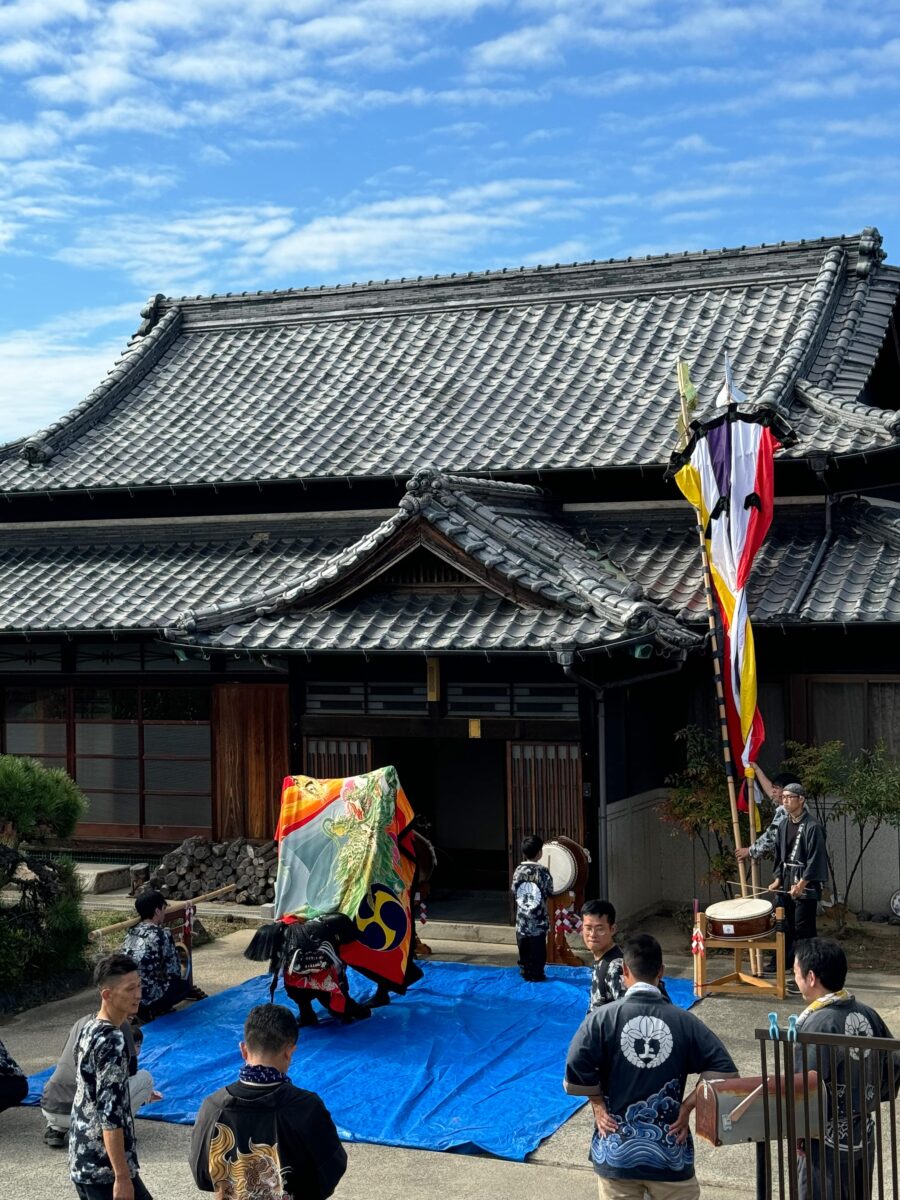 2024年 多度津町山階 秋祭り 村遣い 上小原獅子組