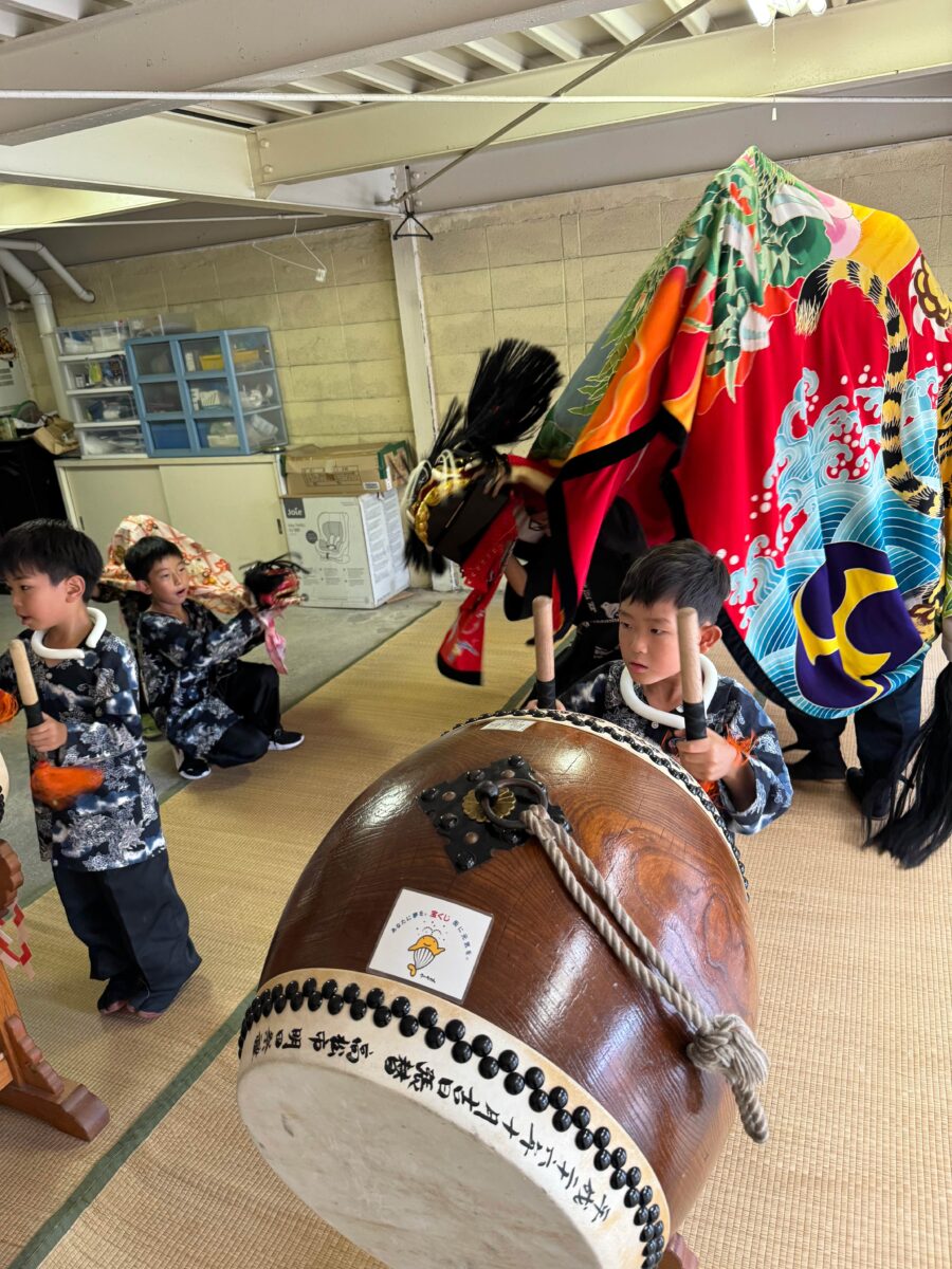 2024年 多度津町山階 秋祭り 村遣い 上小原獅子組
