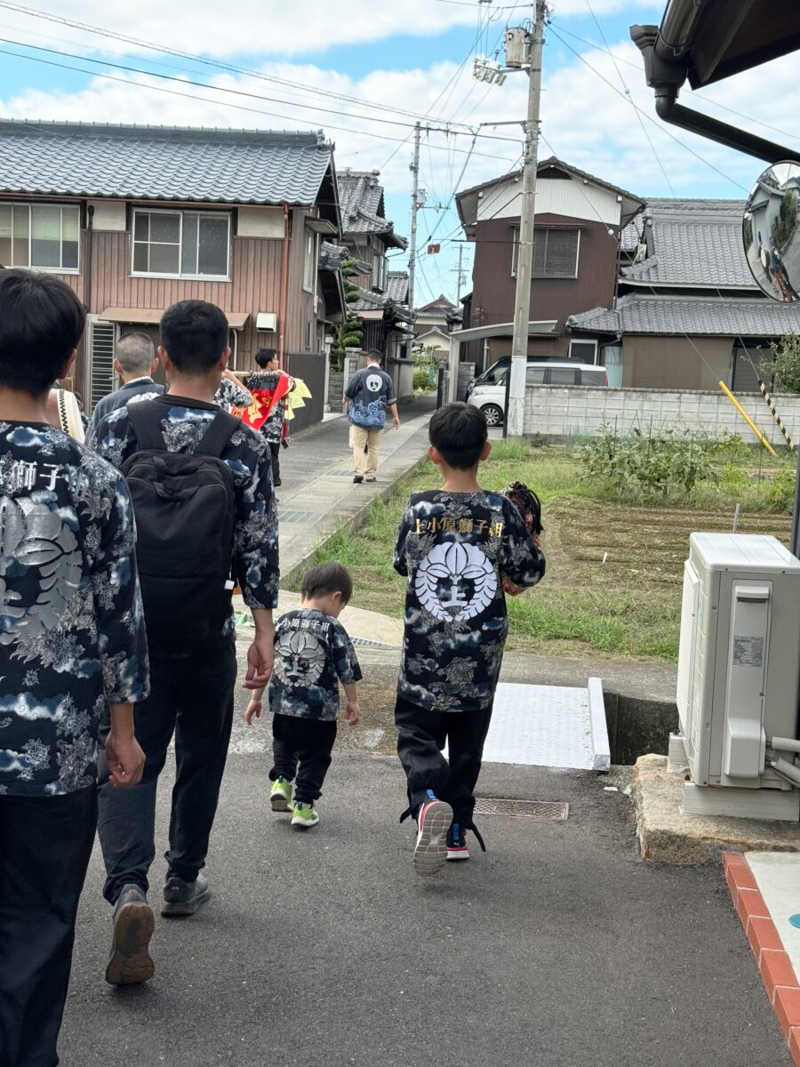 2024年 多度津町山階 秋祭り 村遣い 上小原獅子組