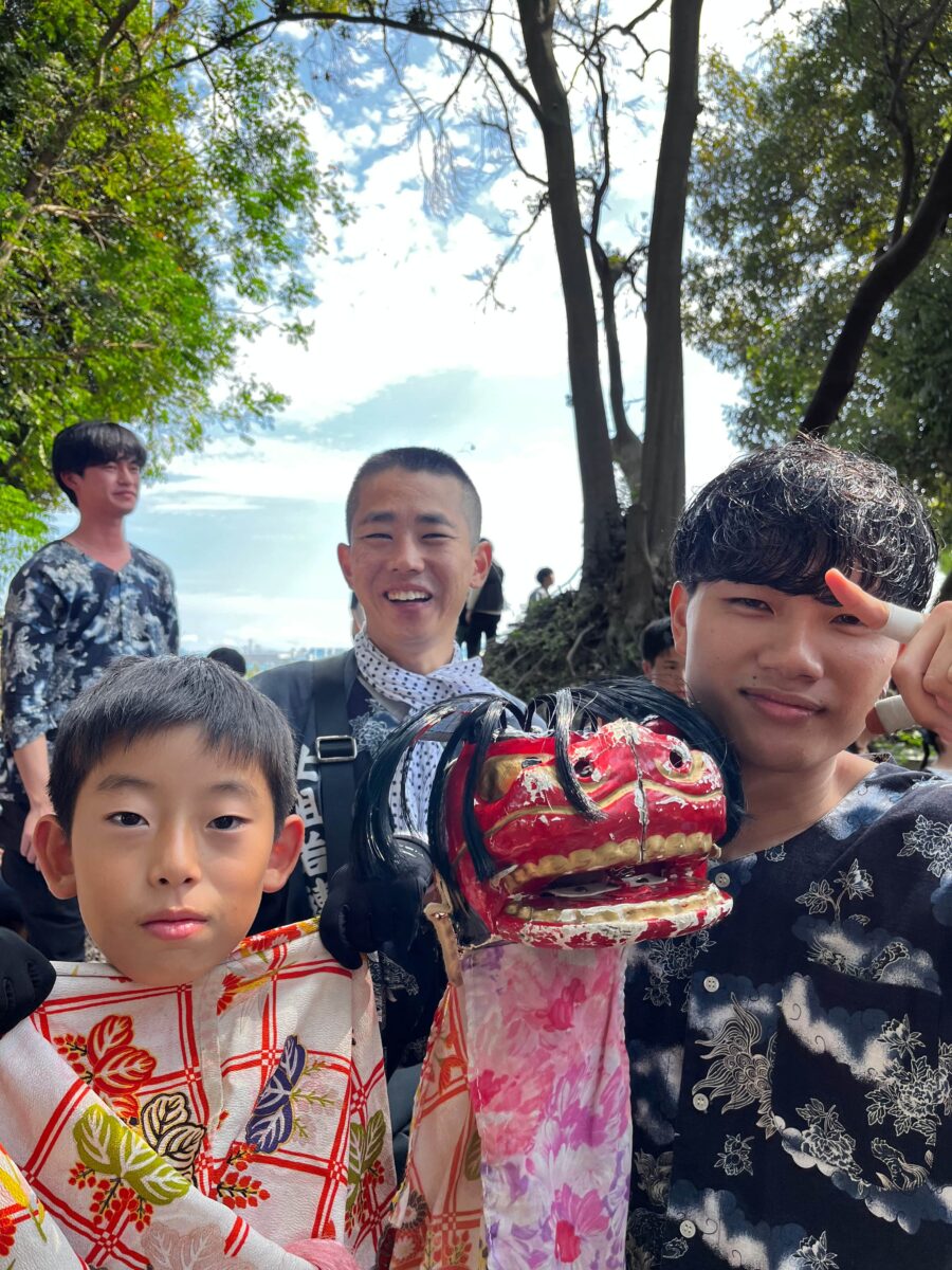 2024年 多度津町山階・春日神社 秋季例大祭 記念 上小原獅子組