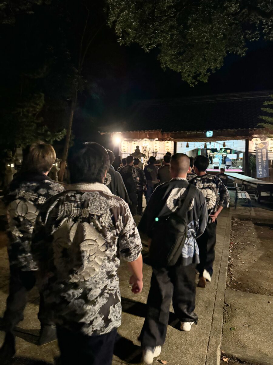 2024年 多度津町山階 秋祭り 宵祭り 上小原獅子組
