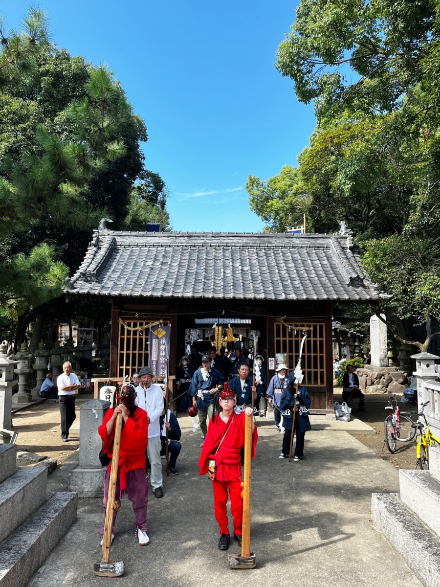 2024年 多度津町山階・春日神社 秋季例大祭 傘揃え