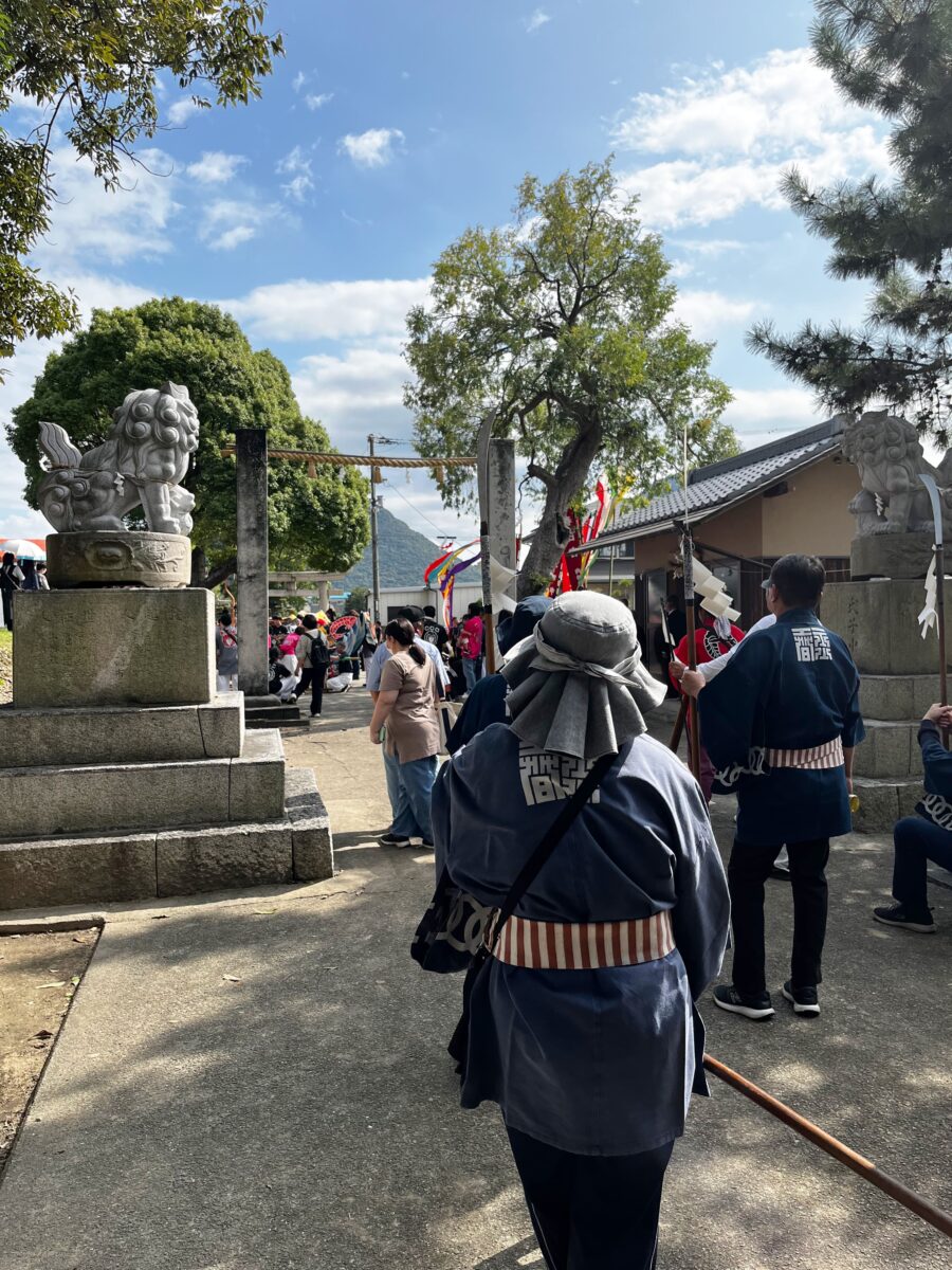 2024年 多度津町山階・春日神社 秋季例大祭 傘揃え