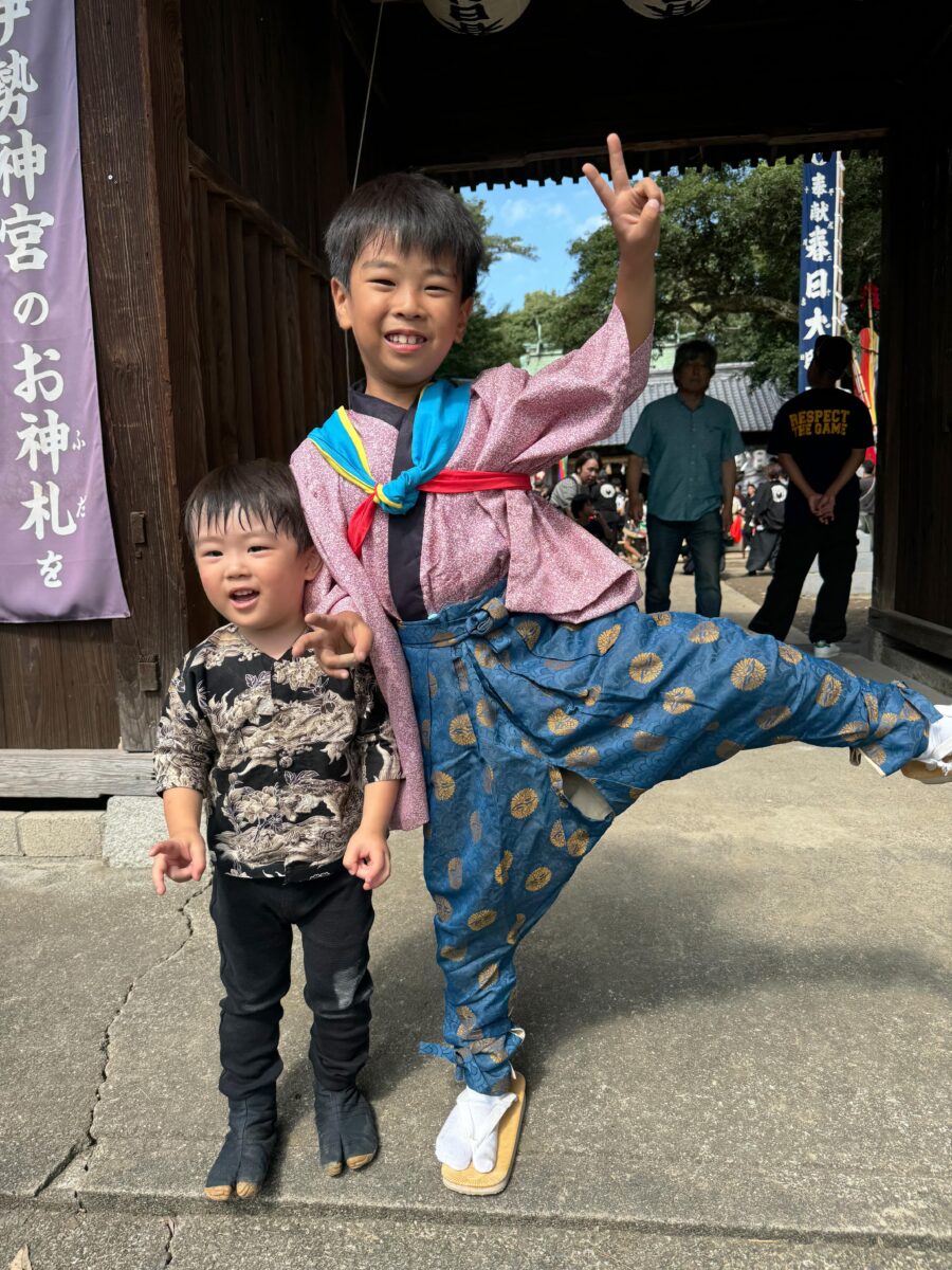 2024年 多度津町山階・春日神社 秋季例大祭 記念 上小原獅子組