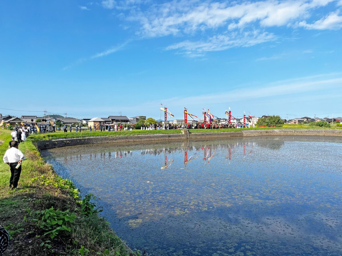 2024年 多度津町山階・藤波池 秋季例大祭 池まわり