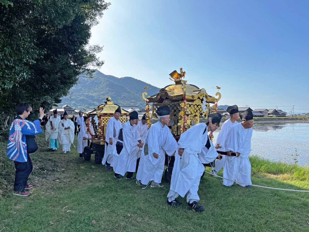 2024年 多度津町山階・藤波池 秋季例大祭 池まわり