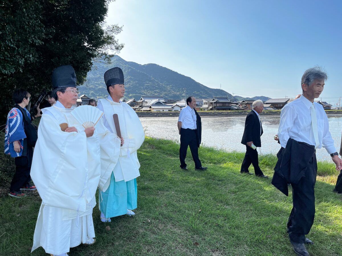 2024年 多度津町山階・藤波池 秋季例大祭 池まわり