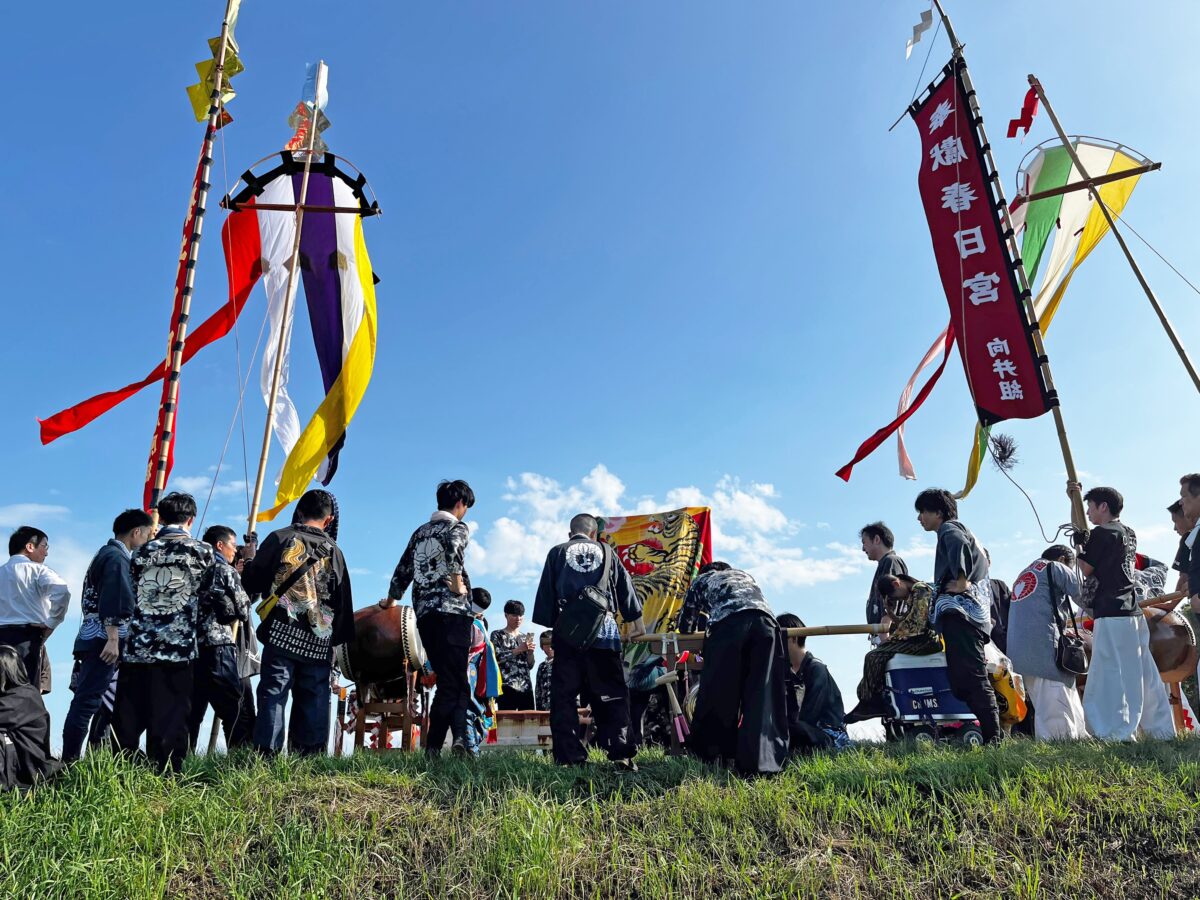 2024年 多度津町山階・藤波池 秋季例大祭 池まわり 上小原獅子組