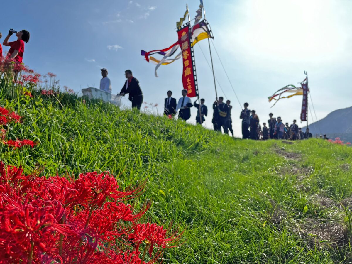 2024年 多度津町山階・藤波池 秋季例大祭 池まわり 上小原獅子組
