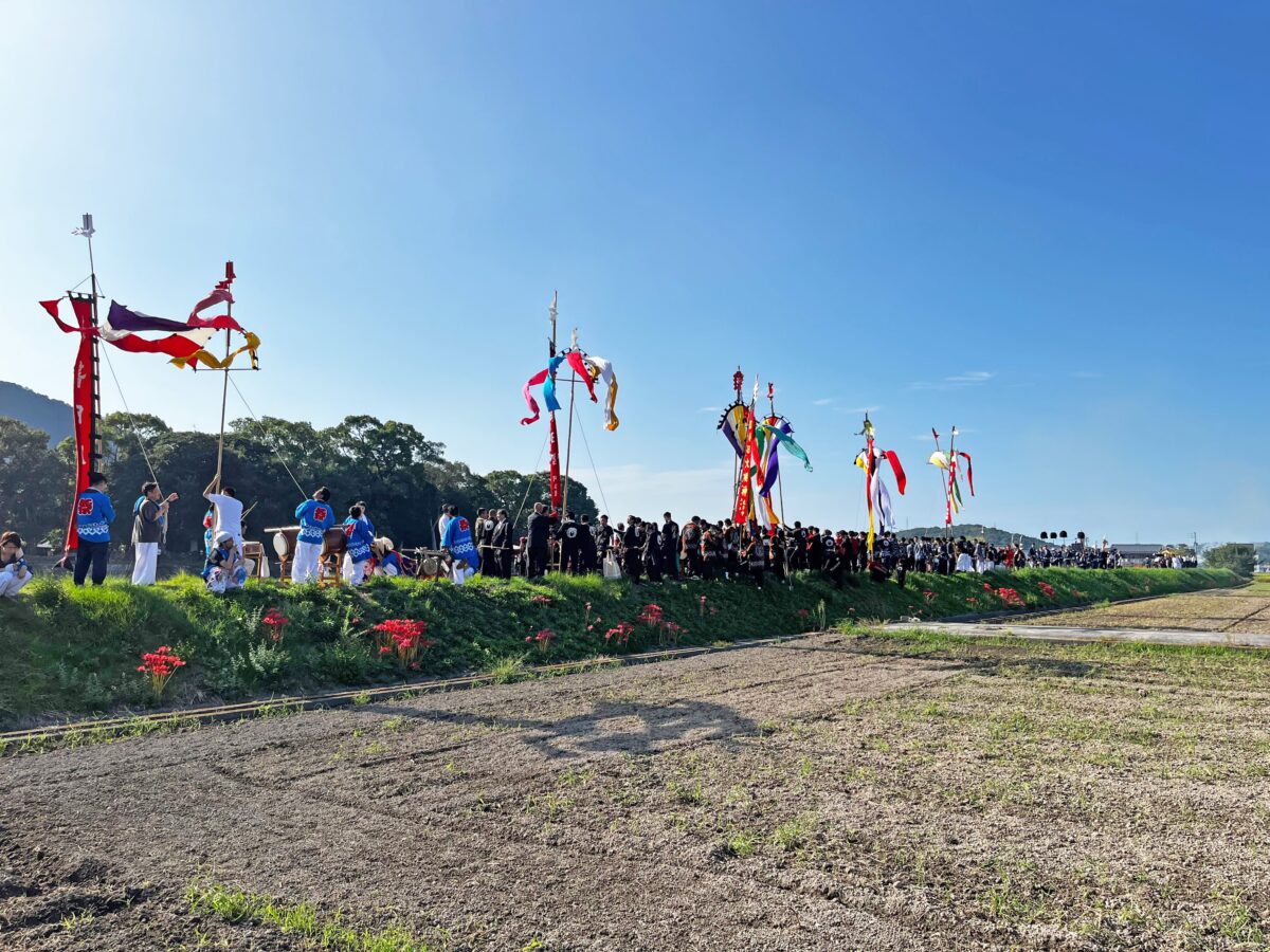 2024年 多度津町山階・藤波池 秋季例大祭 池まわり