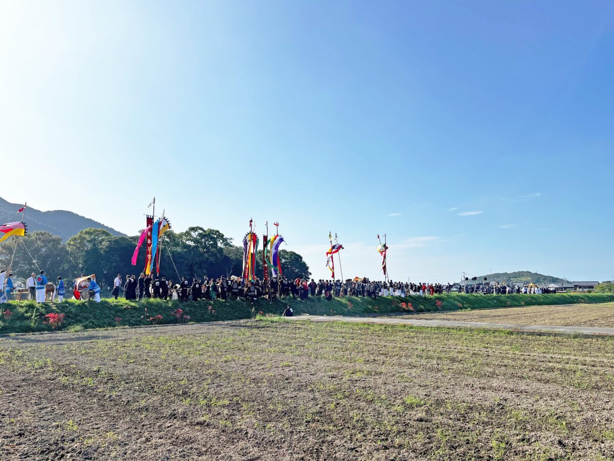 2024年 多度津町山階・藤波池 秋季例大祭 池まわり