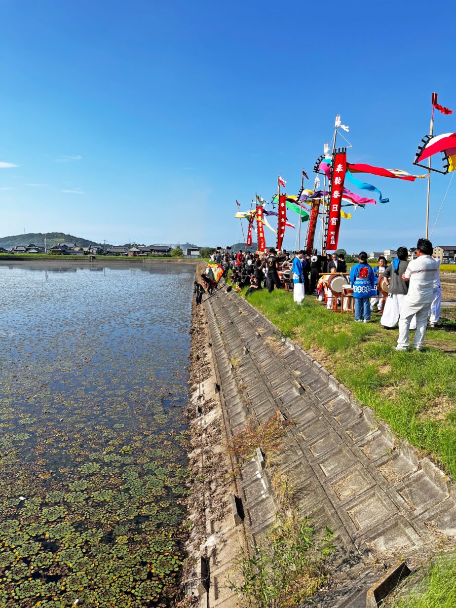 2024年 多度津町山階・藤波池 秋季例大祭 池まわり