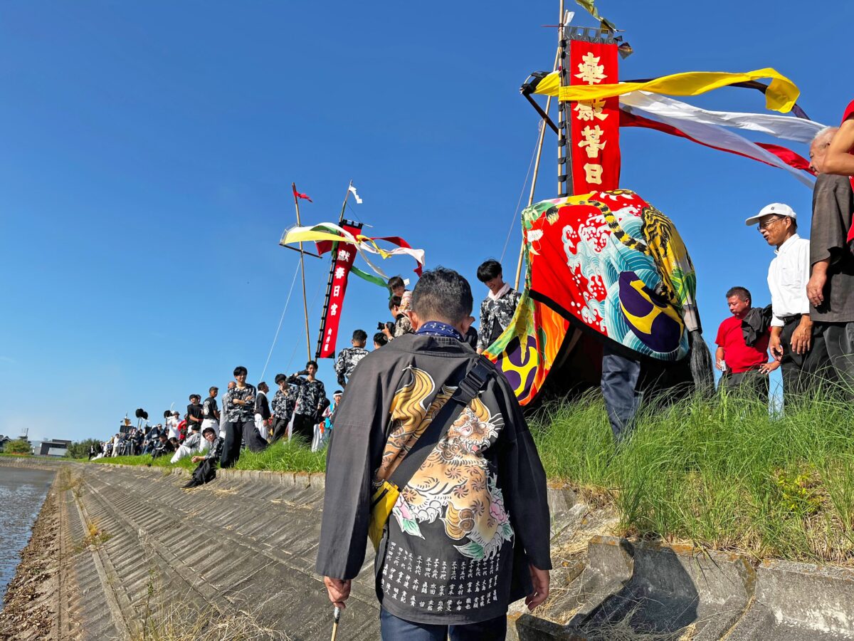 2024年 多度津町山階・藤波池 秋季例大祭 池まわり 上小原獅子組