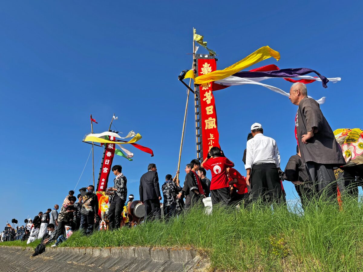 2024年 多度津町山階・藤波池 秋季例大祭 池まわり 上小原獅子組