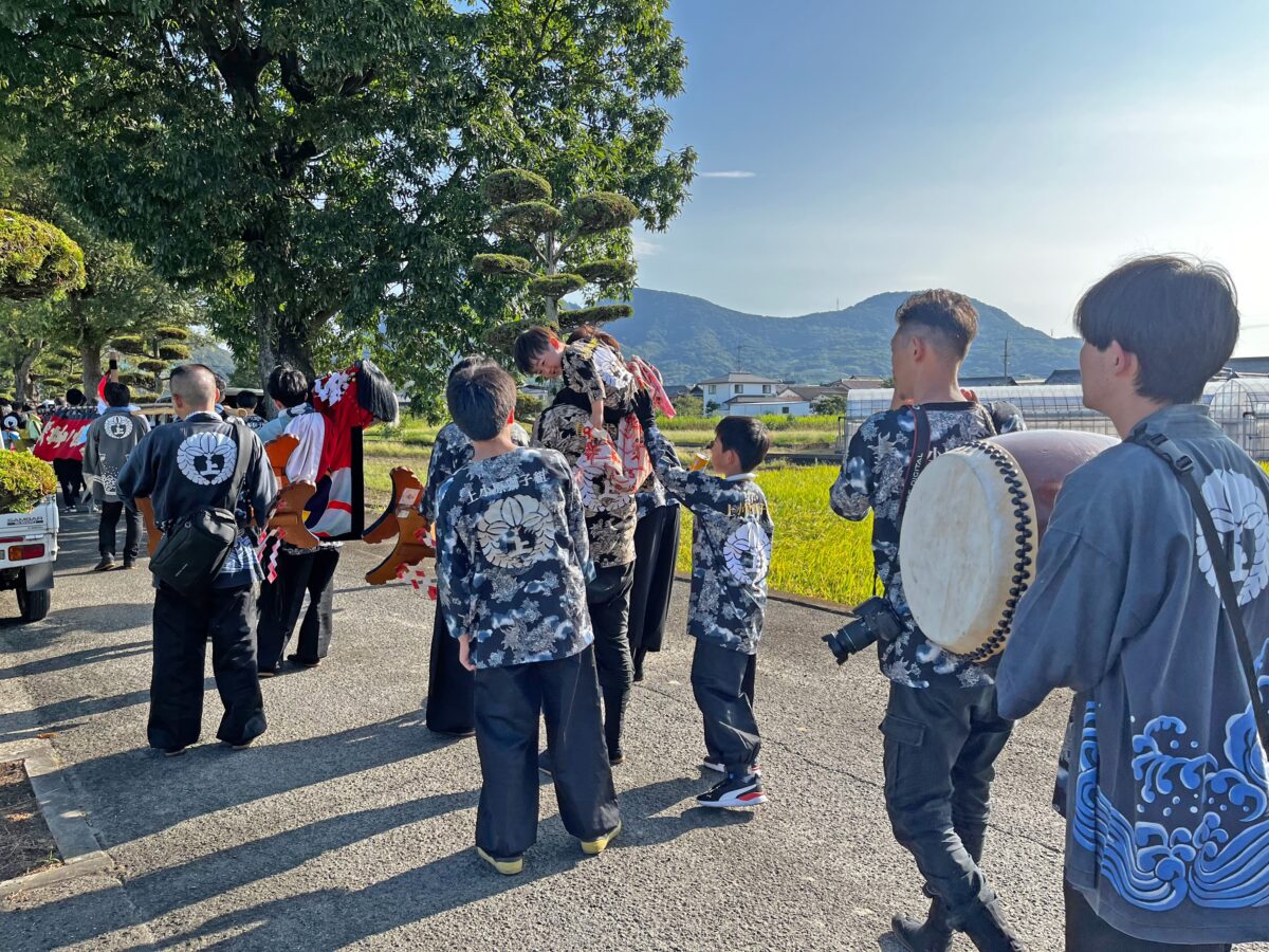 2024年 多度津町山階・春日神社 秋季例大祭 若宮 上小原獅子組