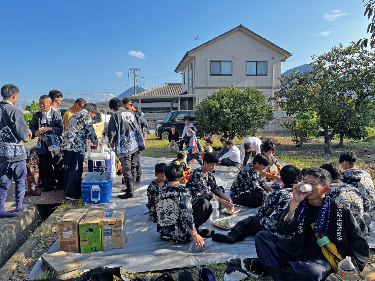 2024年 多度津町山階・春日神社 秋季例大祭 若宮 上小原獅子組