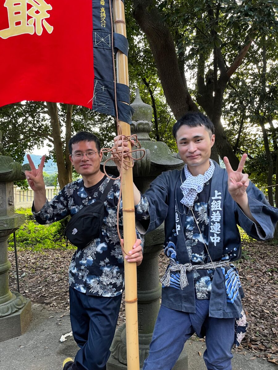 2024年 多度津町山階・春日神社 秋季例大祭 舞い込み 上小原獅子組