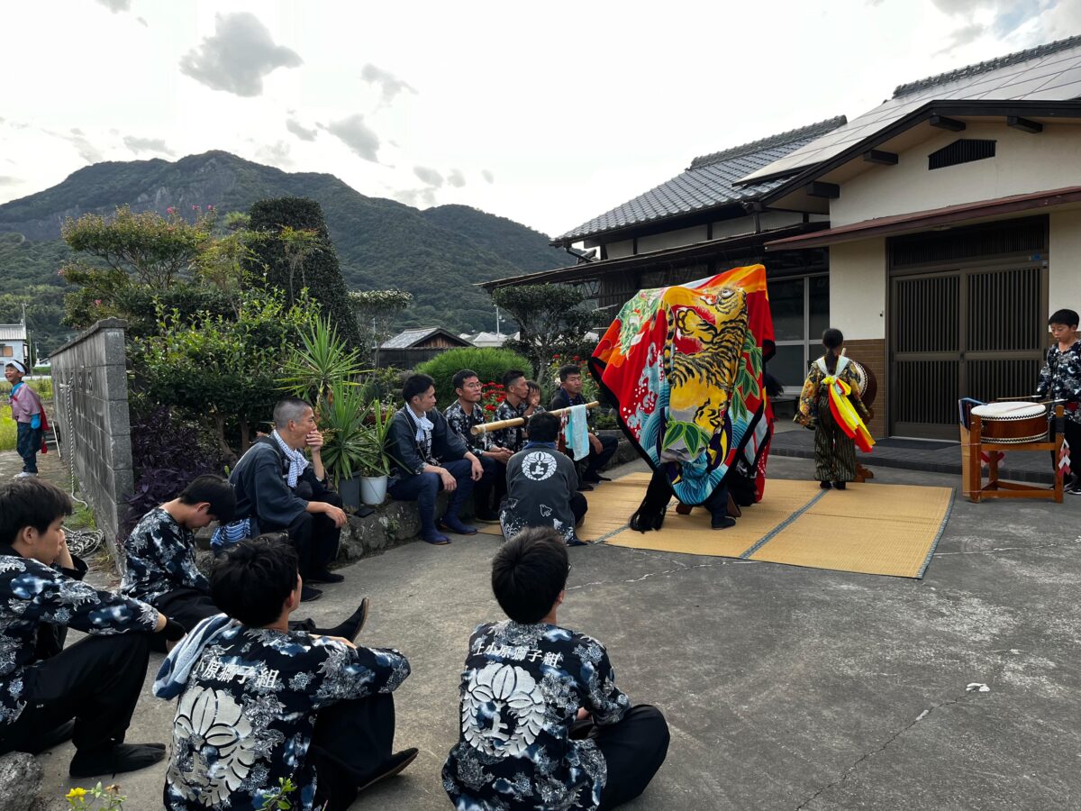 2024年 多度津町山階 秋季例大祭 当屋 上小原獅子組