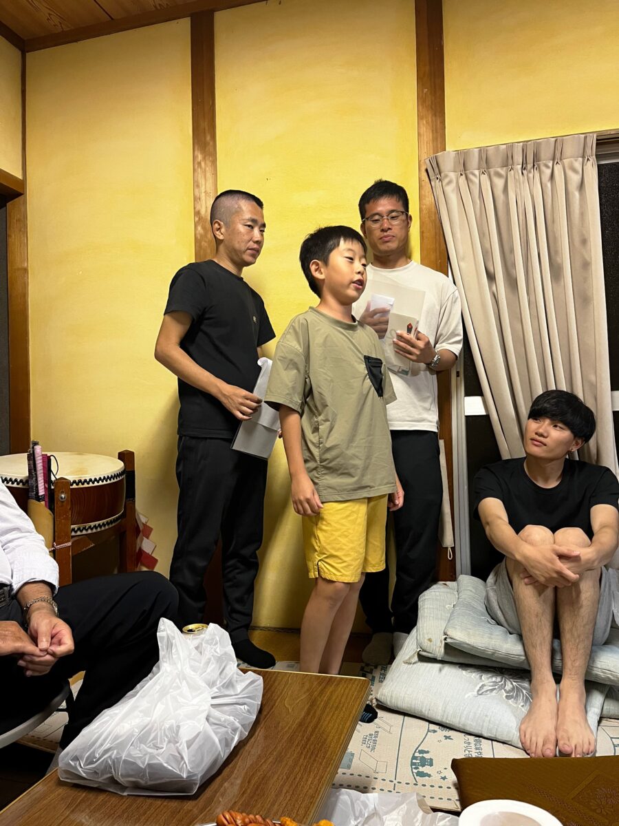 2024年 多度津町山階 秋祭り ドウヤブリ 上小原獅子組