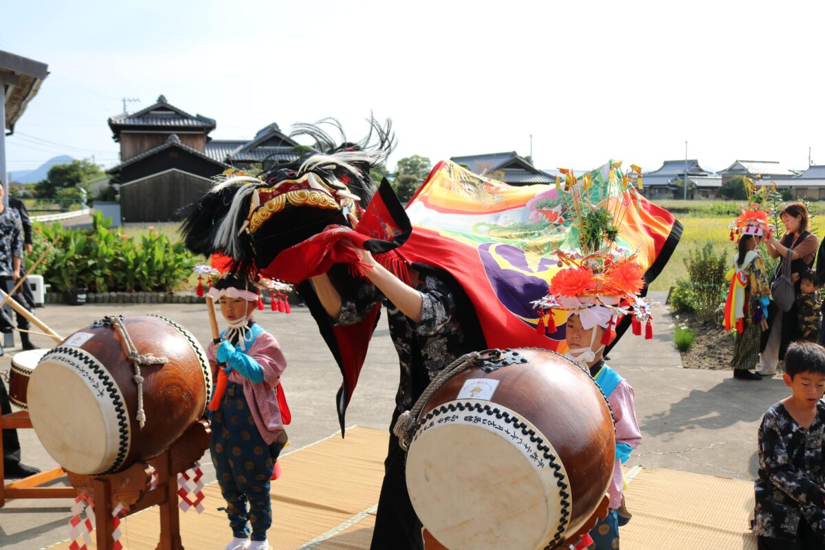 2024年 多度津町山階 秋季例大祭 当屋 上小原獅子組