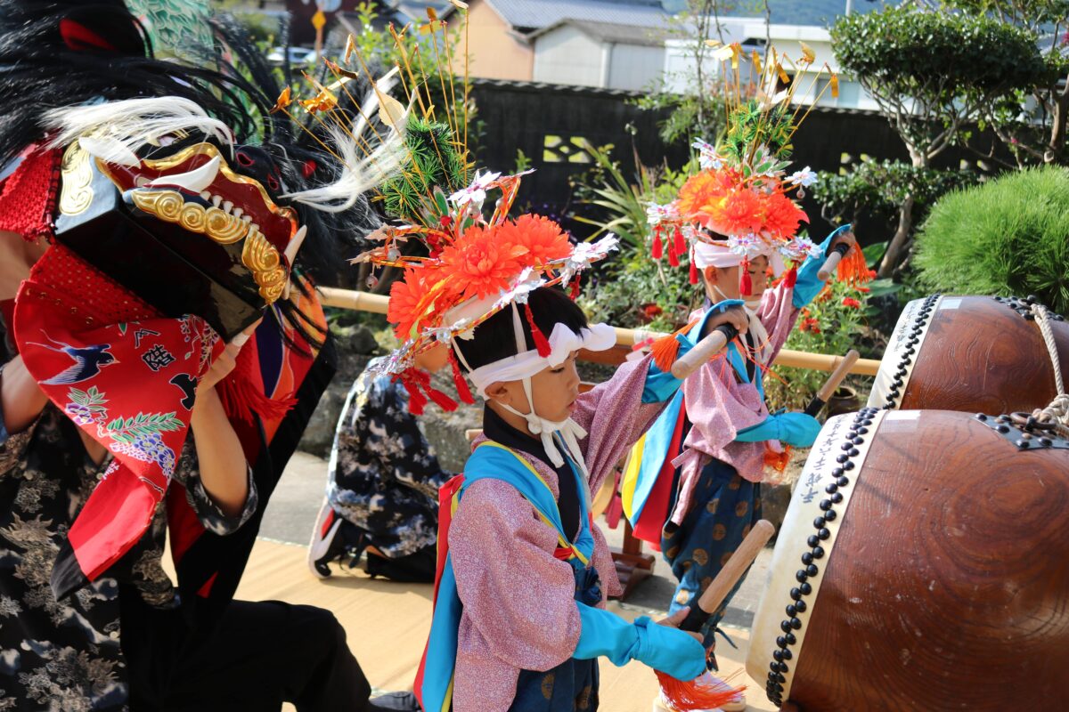 2024年 多度津町山階 秋季例大祭 当屋 上小原獅子組